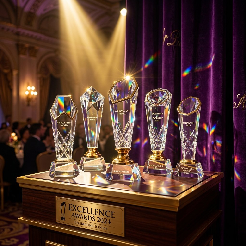 Crystal Trophies Factory India