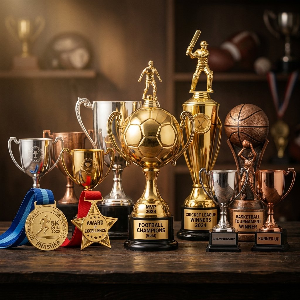 Sports trophies and medals manufacturer